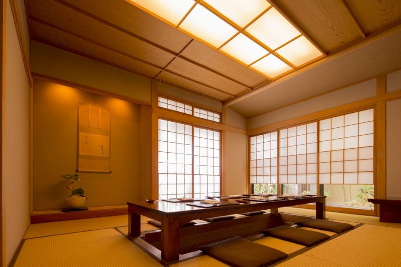 一心鮨 光洋の個室樹(じゅ) 掘りごたつになっています